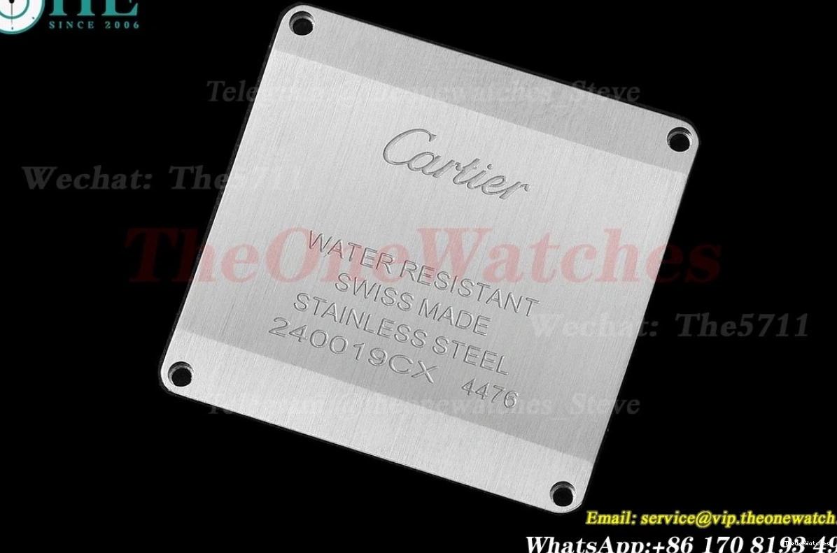 LE Black Tank Quartz Dial 27mm 8848F Française Silver SS 0317